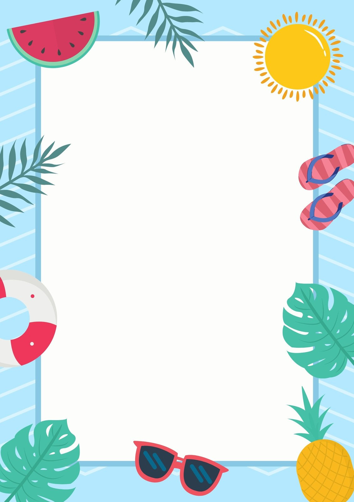 Page 3 - Free Printable Page Border Templates You Can Customize pertaining to Free Printable Summer Borders
