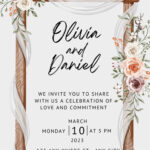 Page 3   Wedding Invitation Templates To Customize For Free | Canva Inside Free Printable Wedding Invitation Templates For Word