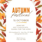 Page 4   Printable Free To Edit Fall Flyer Templates | Canva With Regard To Free Printable Fall Festival Invitations