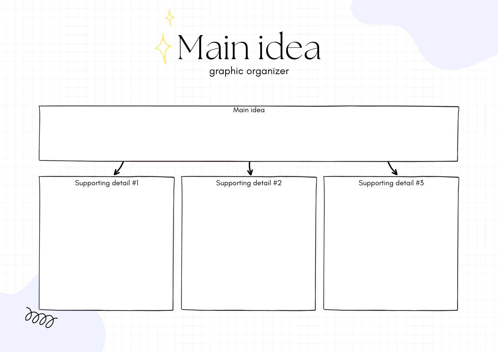 Page 7 - Free Printable Graphic Organizer Templates To Customize pertaining to Free Printable Main Idea Graphic Organizer