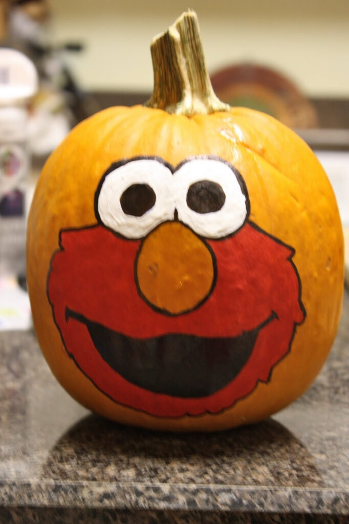 Painted Elmo Pumpkin With Regard To Free Elmo Pumpkin Pattern Printable Painted Elmo Pumpkin With Regard To Free Elmo Pumpkin Pattern Printable