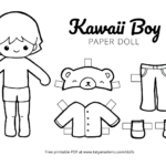 Paper Dolls To Color And Print Sales With Regard To Free Printable Paper Doll Coloring Pages