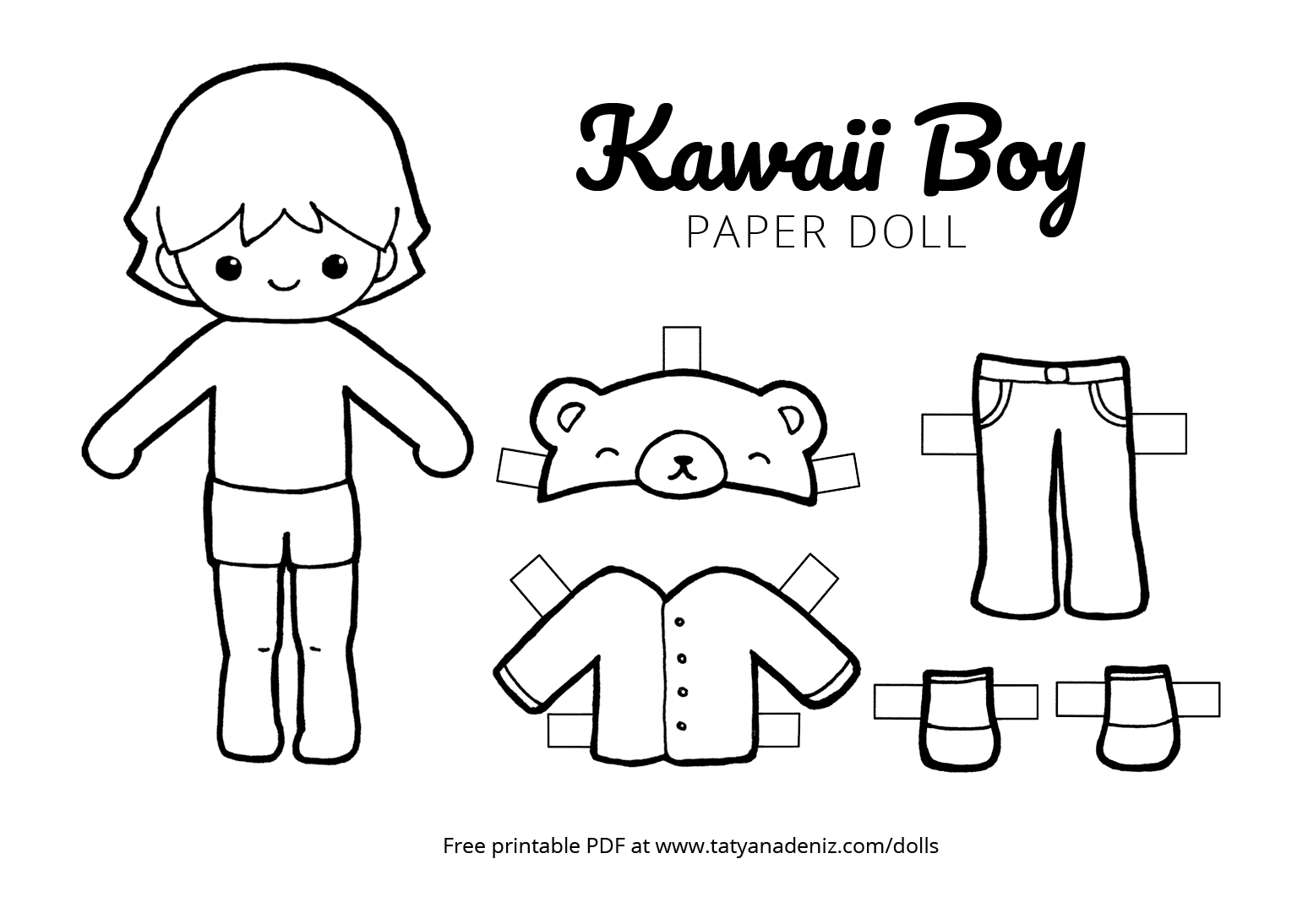 Paper Dolls To Color And Print Sales with regard to Free Printable Paper Doll Coloring Pages