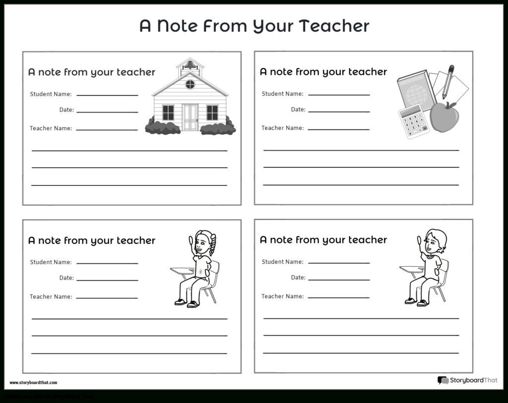 Parent Teacher Notes: Free Templatesstoryboard That For Free Printable Teacher Notes To Parents Parent Teacher Notes: Free Templatesstoryboard That For Free Printable Teacher Notes To Parents