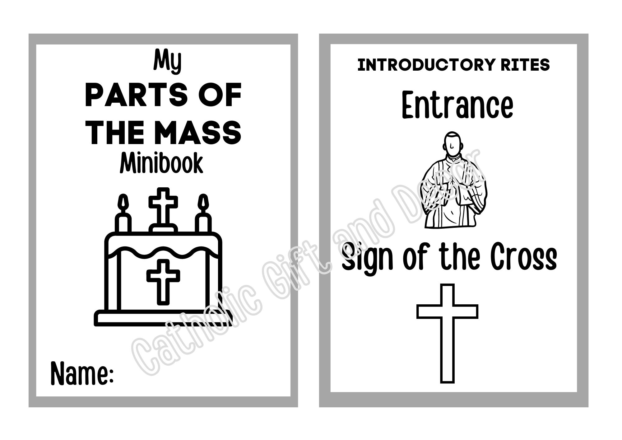 Parts Of The Catholic Mass Printable Book Parts Of The Catholic pertaining to Free Printable Catholic Mass Book