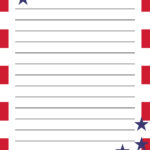 Patriotic Stationery   11 Free Pdf Printables | Printablee Intended For Free Printable Patriotic Writing Paper