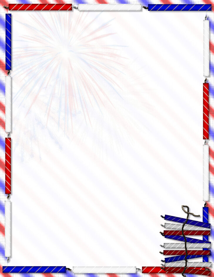 Free Printable Patriotic Writing Paper