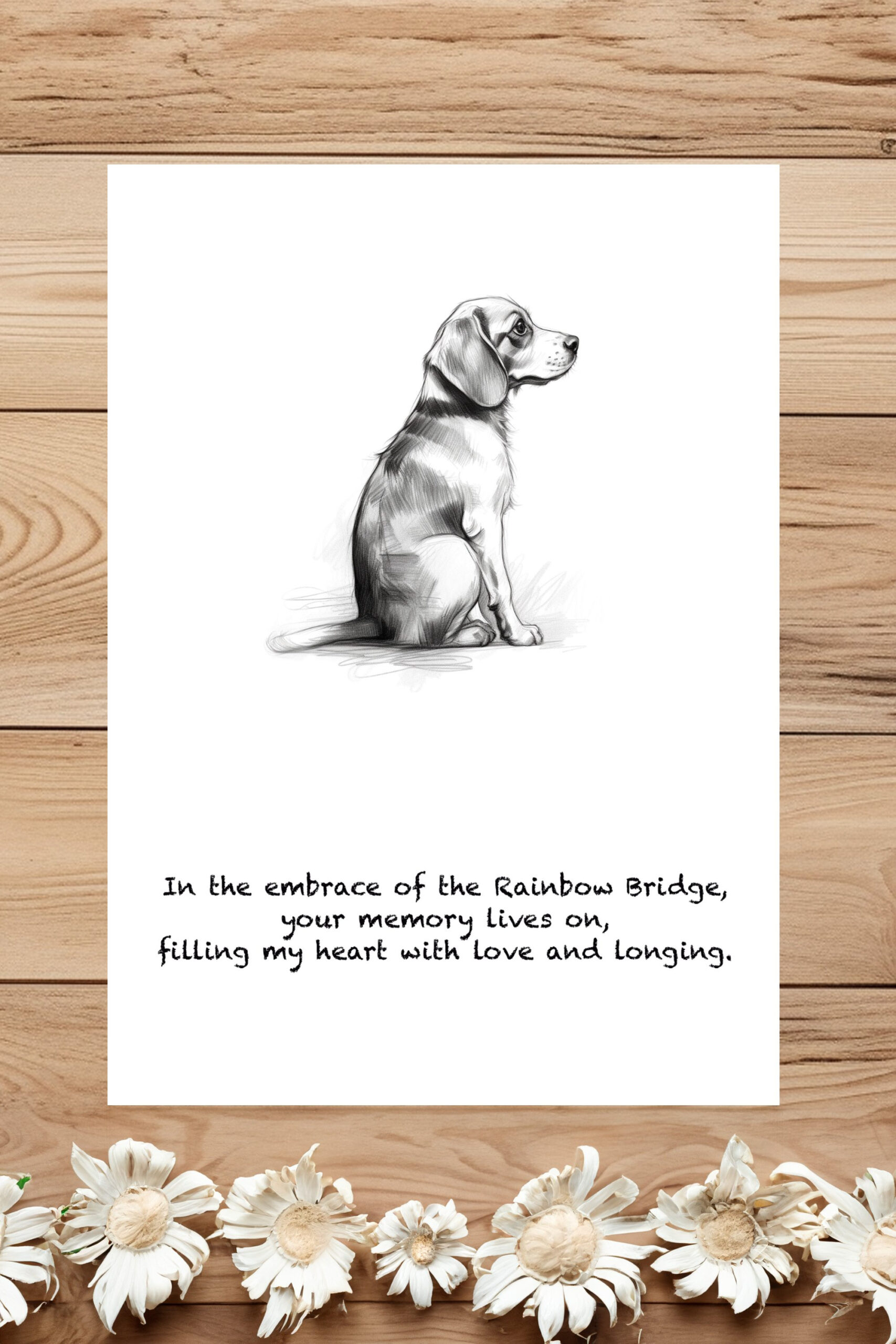Pet Loss E-Card, Dog Sympathy Card For Print regarding Free Printable Sympathy Cards For Dogs