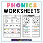Phonics Worksheets   Superstar Worksheets Pertaining To Free Printable Grade 1 Phonics Worksheets