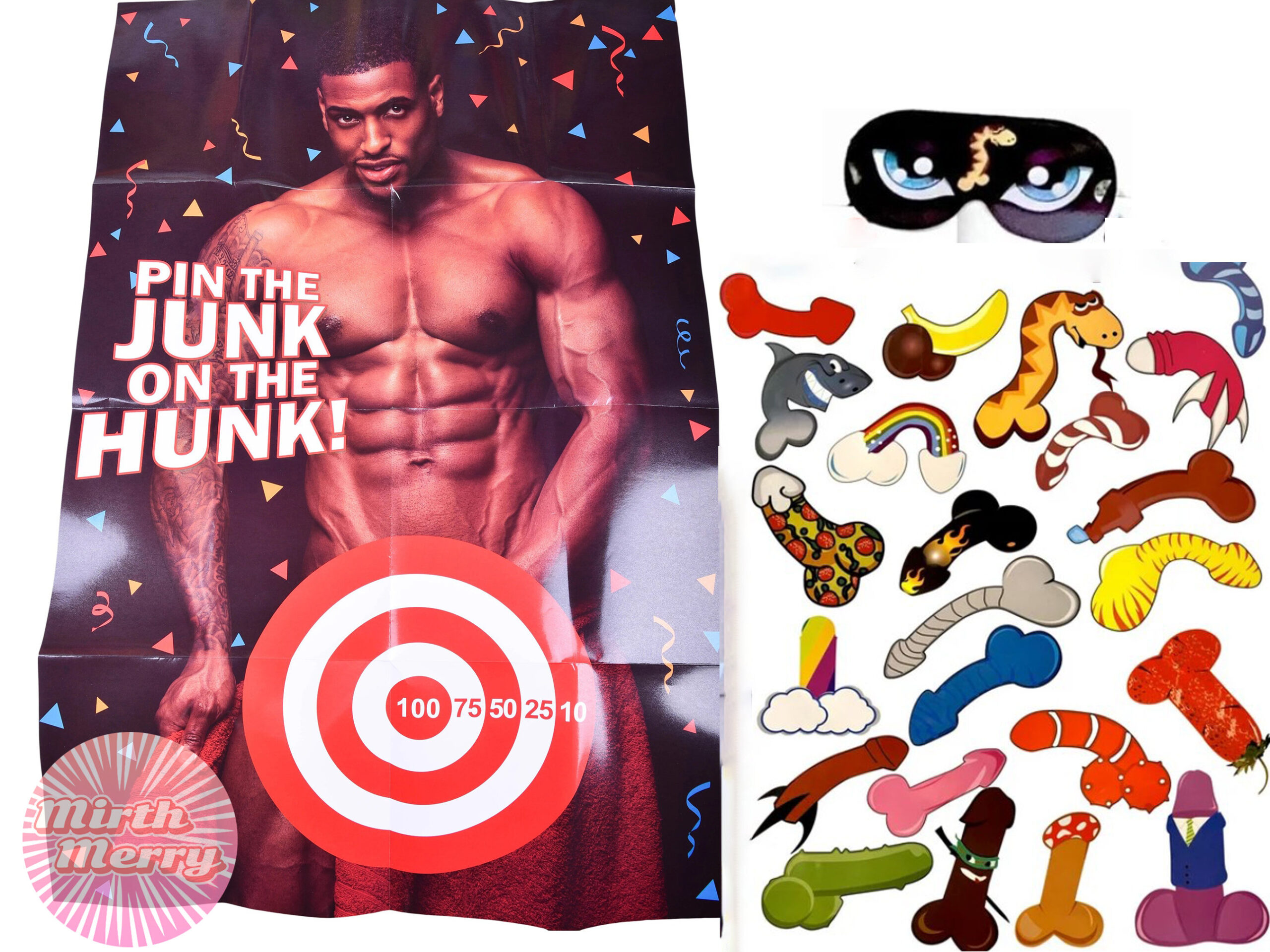 Pin The Macho On The Man, Junk On The Hunk, Hens Party Games, Pin intended for Pin The Junk On The Hunk Free Printable