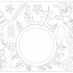 Placemats To Color   10 Free Pdf Printables | Printablee Intended For Free Printable Christmas Placemats For Adults