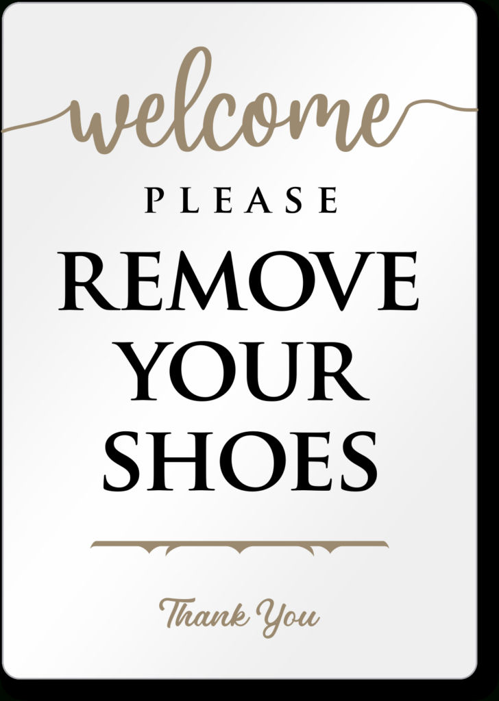 Please Remove Your Shoes Airbnb Sign, Sku: Se 7614 Pertaining To Free Printable Remove Your Shoes Sign Please Remove Your Shoes Airbnb Sign, Sku: Se 7614 Pertaining To Free Printable Remove Your Shoes Sign