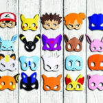 Pokemon Masks, Pokemon Printables, Pokemon Party, Pokemon Costume, Sonic,  Printable Kids Masks Pokemon, Pokemon Carnival Mask, Birthday   Etsy Hong For Free Printable Pokemon Masks