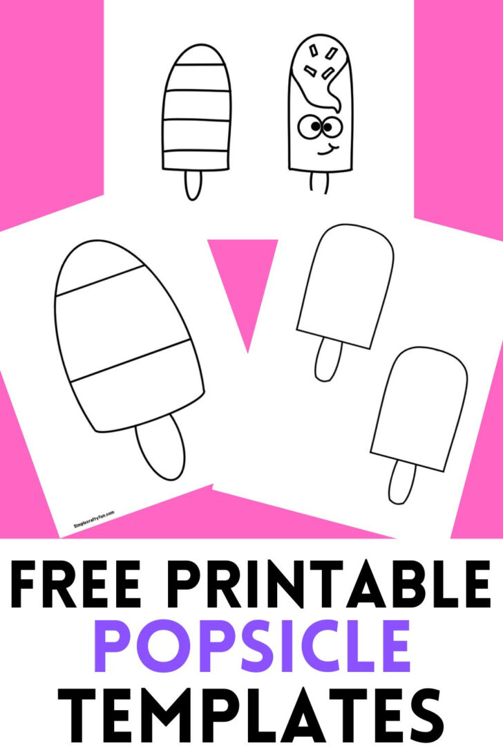 Free Printable Popsicle Template