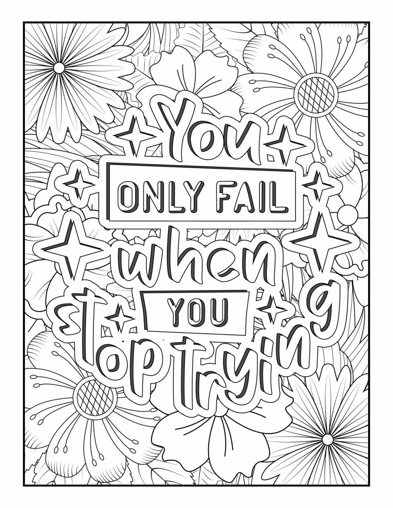Positive Expression For Adults: 11 Free Printable Coloring Quote Inside Free Printable Coloring Pages For Adults Only Positive Expression For Adults: 11 Free Printable Coloring Quote Inside Free Printable Coloring Pages For Adults Only