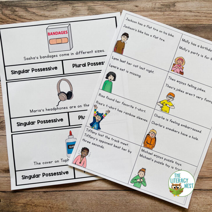 Free Printable Possessive Nouns Worksheets