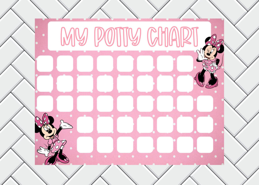 Potty Training Chart Sticker Chart Kids Reward Chart Minnie In Free Printable Minnie Mouse Potty Training Chart Potty Training Chart Sticker Chart Kids Reward Chart Minnie In Free Printable Minnie Mouse Potty Training Chart