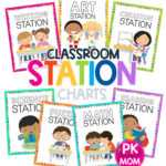 Preschool Classroom Printables & Charts   Preschool Mom Inside Free Printable Learning Center Signs