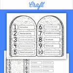 Preschool Ten Commandments Craft Inside Free Printable Sunday School Crafts