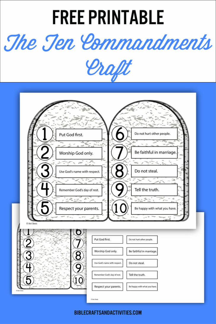 Free Printable Sunday School Crafts