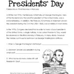 Presidents&<h2>039; Day (Free Worksheet) Updated | Squarehead Teachers For Free Printable Presidents Day Worksheets