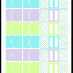 Pretty Printable Planner Accessories {Personal Planners} Pertaining To Free Printable Dividers
