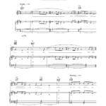 Print And Download The Voice Sheet Music; Sheet Music   Download Inside Free Printable Sheet Music For Voice And Piano