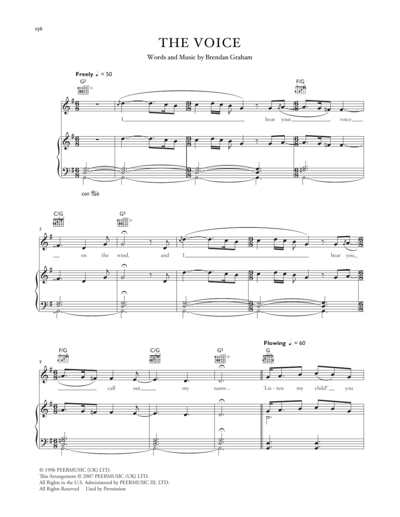 Print And Download The Voice Sheet Music; Sheet Music Download Inside Free Printable Sheet Music For Voice And Piano Print And Download The Voice Sheet Music; Sheet Music Download Inside Free Printable Sheet Music For Voice And Piano