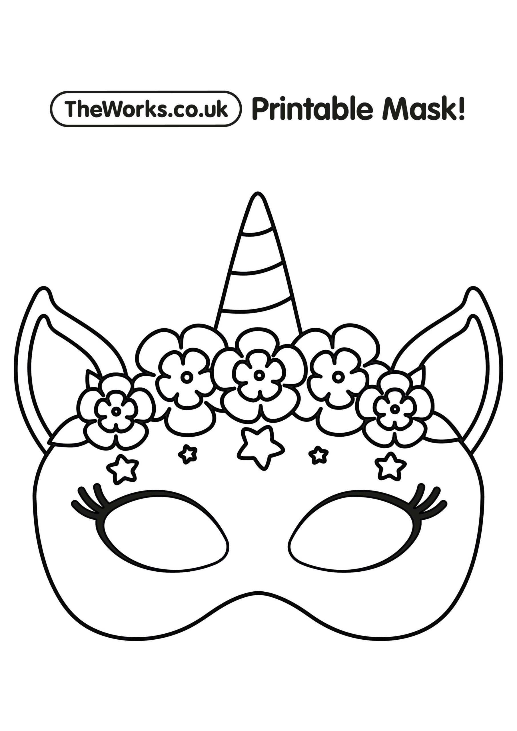 Print At Home Animal Masks | The Works for Free Printable Paper Masks