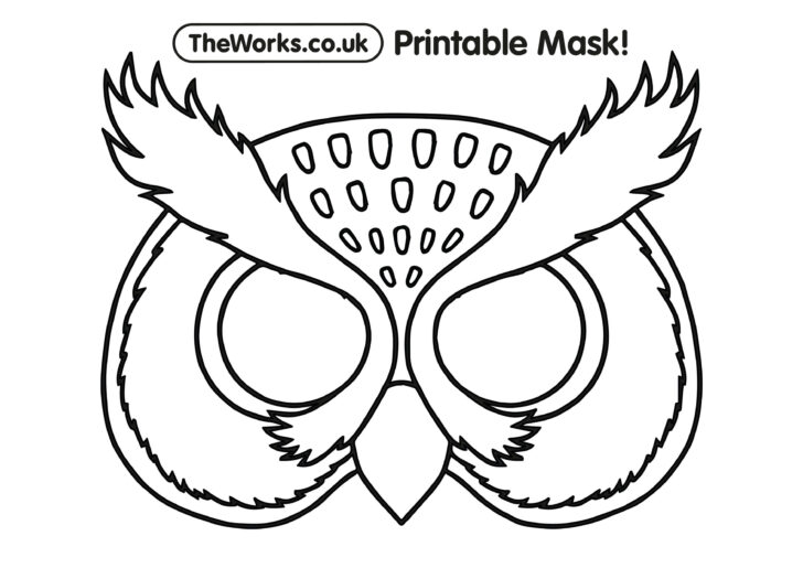 Animal Face Masks Printable Free
