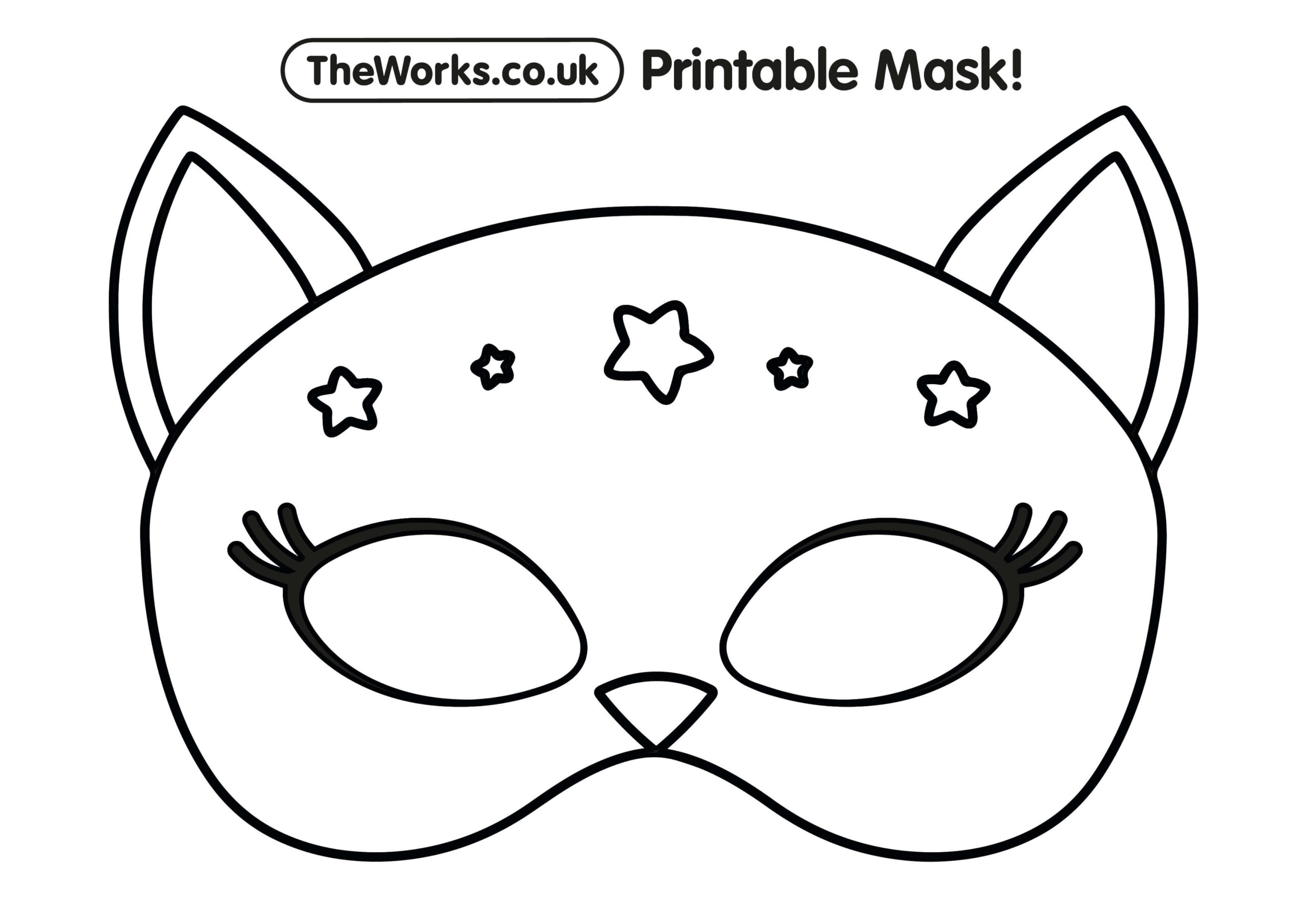 Print At Home Animal Masks | The Works with regard to Animal Face Masks Printable Free