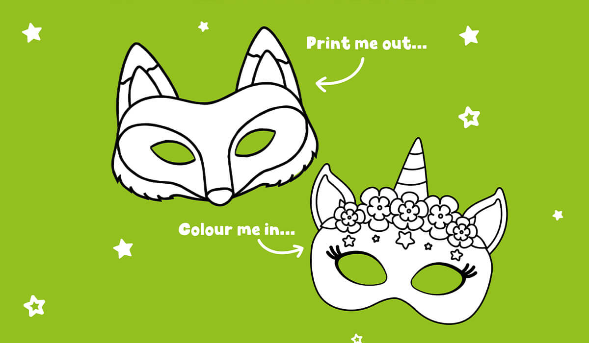 Print At Home Animal Masks | The Works within Free Printable Paper Masks