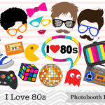 Printable 1980&<h2>039;S Party Photo Booth Props, I Love 80S Photo Booth Inside 80S Photo Booth Props Printable Free