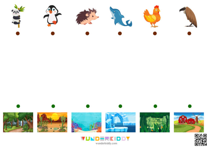 Free Printable Worksheets Animal Habitats