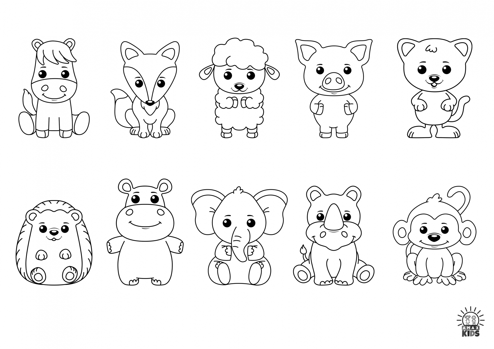 Printable Animal Paper Finger Puppets | Amax Kids inside Free Printable Finger Puppet Templates