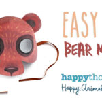 Printable Bear Mask Template + Easy Diy Costume Idea! Regarding Free Printable Bear Mask