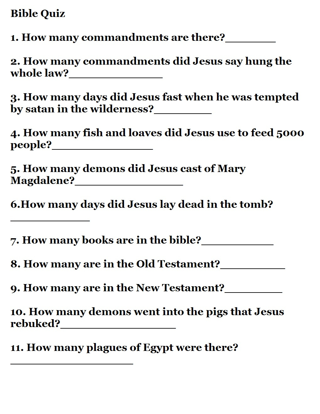 Printable Bible Quizzes - Worksheets Library with regard to Free Printable Bible Trivia For Adults