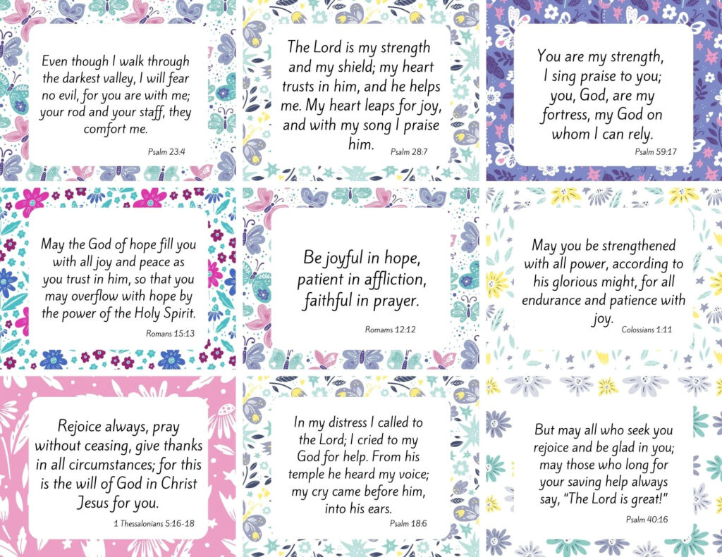 Printable Bible Verse Cards Printable Party Favors For Free Printable Inspirational Bible Verses Printable Bible Verse Cards Printable Party Favors For Free Printable Inspirational Bible Verses