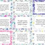 Printable Bible Verse Cards   Printable Party Favors For Free Printable Inspirational Bible Verses
