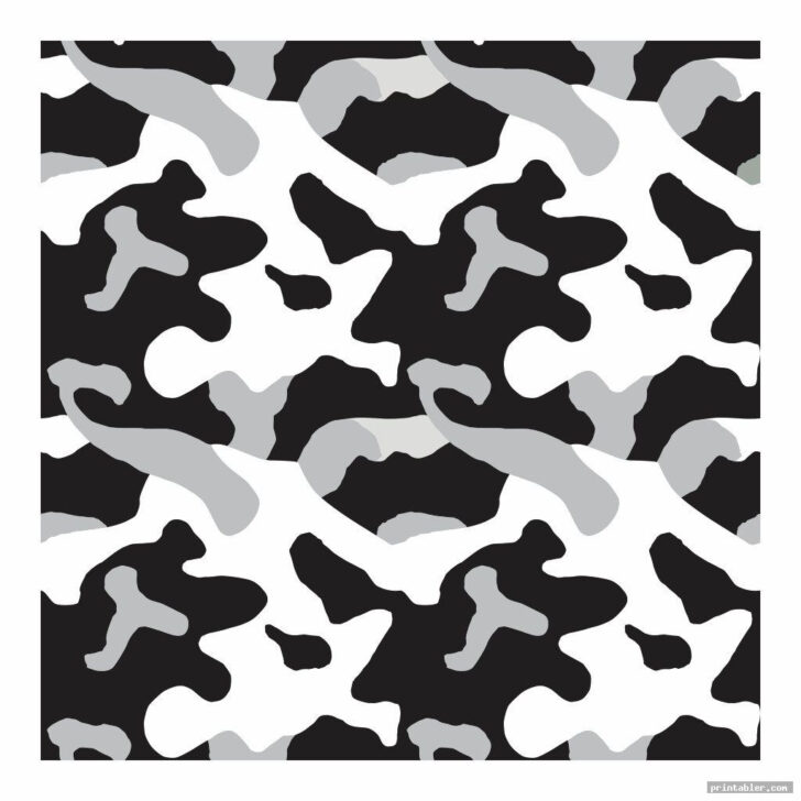 Free Printable Camouflage Stencils