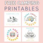 Printable Camping Signs   The Girl Creative Within Free Printable Camping Signs