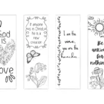 Printable Christian Bookmarks   Printable Party Favors With Free Printable Religious Easter Bookmarks
