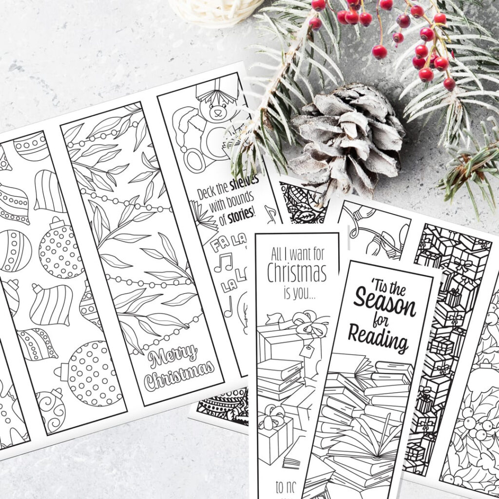 Printable Christmas Bookmarks Sarah Renae Clark Coloring Book Pertaining To Free Printable Christmas Bookmarks To Color Printable Christmas Bookmarks Sarah Renae Clark Coloring Book Pertaining To Free Printable Christmas Bookmarks To Color
