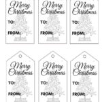 Printable Christmas Tags   Pdfs   Add A Little Adventure In Christmas Gift Tags Free Printable Black And White