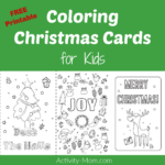 Printable Coloring Christmas Cards For Kids   The Activity Mom In Free Printable Christmas Cards To Color
