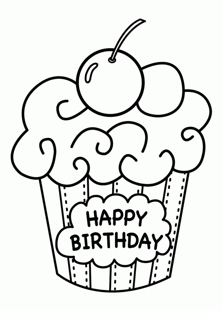 Free Printable Pictures of Birthday Cakes