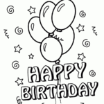 Printable Coloring Pages. Free Regarding Free Printable Birthday Cards To Color