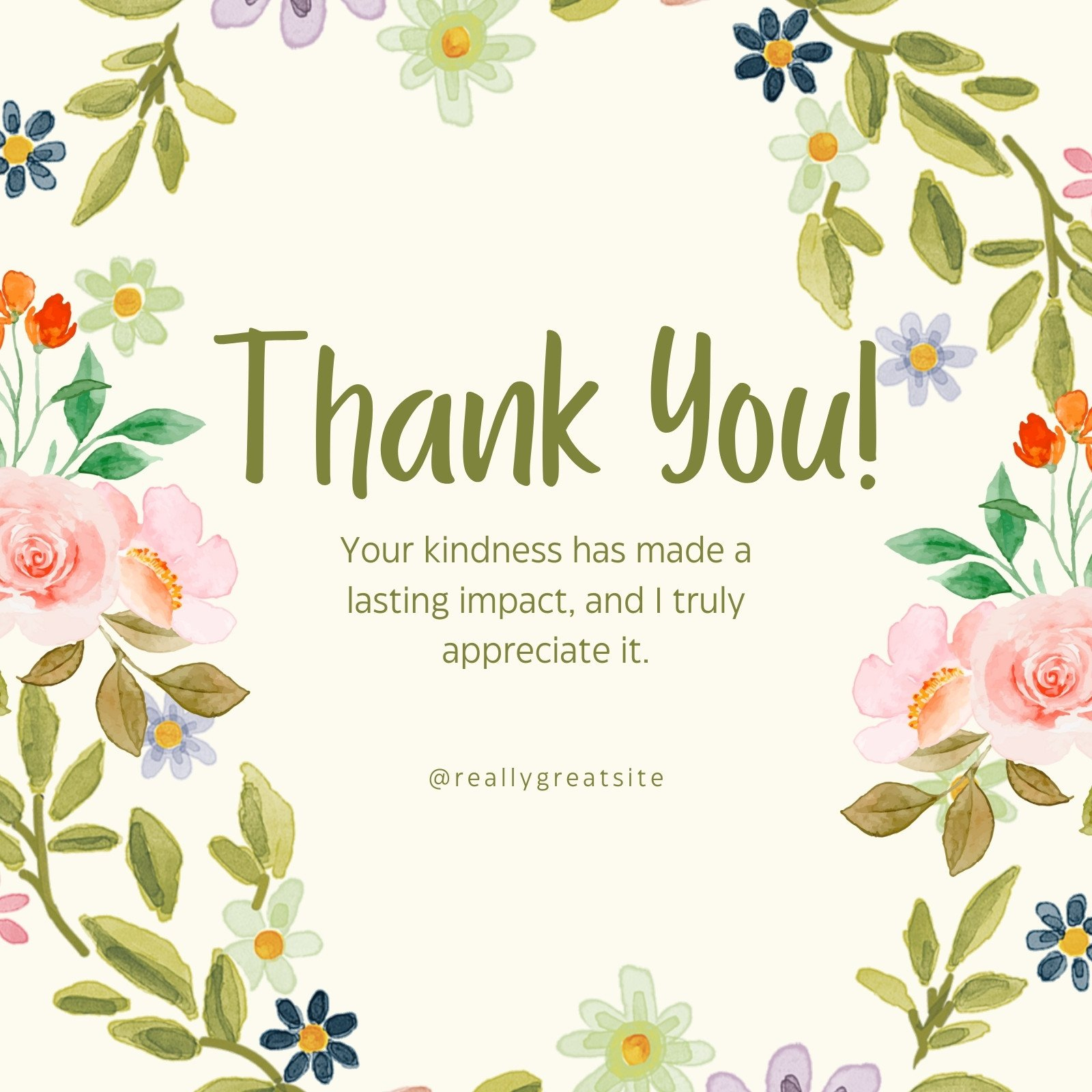 Printable, Customizable Thank You Card Templates | Canva with regard to Thank You Card Free Printable Template