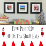 Printable Elf On The Shelf Hats For Family Photos   The Suburban Mom Throughout Elf On The Shelf Printable Props Free