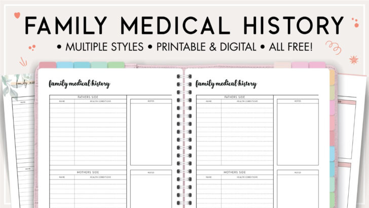 Free Printable Family History Forms Free Printable Family History Forms